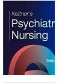 Test Bank for Keltner’s Psychiatric Nursing, 9th Edition by Debbie Steele All Chapters (1-36) |A+ ULTIMATE GUIDE 2023