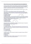 PHTLS 9TH ED. SELF-TEST EXAM QUESTIONS AND ANSWERS #6