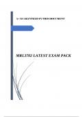 MRL3702 LATEST EXAM PACK.