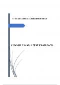 LLW2602 EXAM PACK