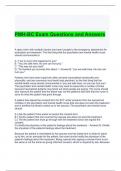 PMH-BC Exam Questions and Answers 2024 (Graded A)