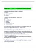 PMH-BC Exam Questions and Answers 100% correct