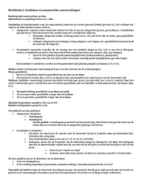 Samenvatting Descriptive and Inferential Statistics - Kwantitatieve methoden van onderzoek