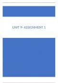 BTEC IT Unit 9 IT Project Management - Assignment 1  (DISTINCTION)
