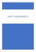 BTEC IT Unit 9 IT Project Management - Assignment 2  (DISTINCTION)