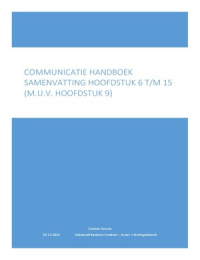 Communicatie handboek