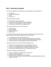 Voorbeeld vragen examen Cel2 