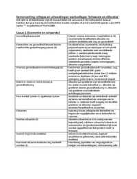 Samenvatting BMZ2002 Schaarste en Allocatie