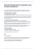 Rockwell Sample Exam 3 Questions and Answers (Graded A)