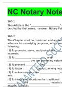 NC Notary Notes