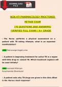 2023 Ati Pharmacology Proctored Retake 1, 2, 3, 4, Exams' Each With 70 NGN Questions And Answers, Verified Newest Version Updated 2024