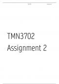 Assignment 2 TMN3702