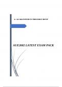 AUE2602 LATEST EXAM PACK.