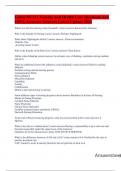 Galen-NU131 Nursing and Health Care Questions and 100 Accurate Answers||Latest 2024||Answersheet||Verified by expert