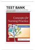 Test Bank for Concepts for Nursing Practice 4th Edition by Giddens