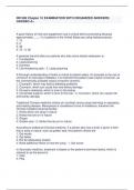 NR 508 Chapter 10 EXAMINATION WITH ORGANIZED ANSWERS GRADED A+      A good history of herb and supplement use is critical before prescribing because approximately ____ % of patients in the United States are using herbal products.  1.	10  2.	5  3.	38  4.	7