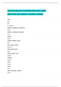  LATIN VOCAB FOR Y8 SUMMER EXAM 2024 LATEST QUESTIONS AND CORRECT ANSWERS VERIFIED