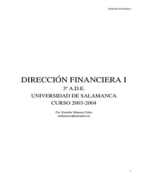 Dirección Financiera