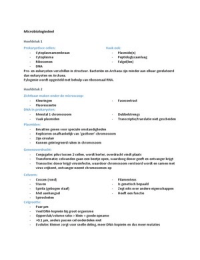 Samenvatting MIB-10306 Microbiology & Biochemistry