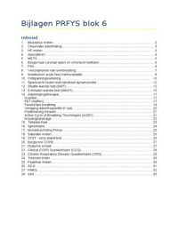 Bijlagen inhoud praktijktoets blok 6 hart en long 