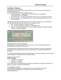 Samenvatting TLO - Vakconcept