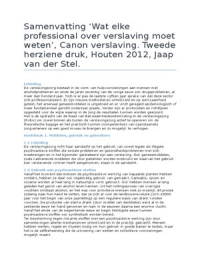 Samenvatting 'Wat elke professional over verslaving moet weten'