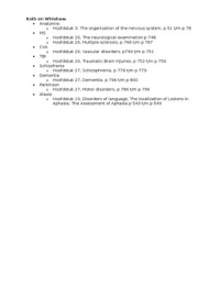 Samenvatting patiëntdemonstraties (enkele paragrafen voor tentamen) 