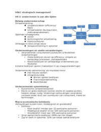 Strategisch Management voor in het MKB