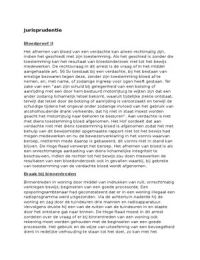 Samenvatting jurisprudentie Kernvak Strafrecht II Universiteit Utrecht Rechtsgeleerdheid