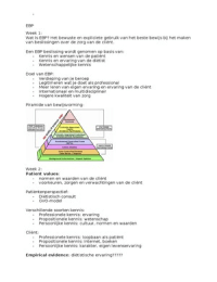 EBP hoorcolleges