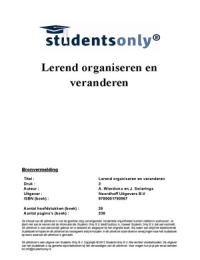 Lerend organiseren en veranderen