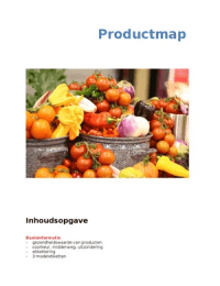 Productmap 