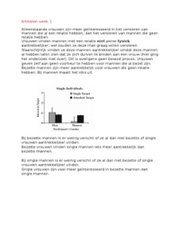 Interpersoonlijke relaties samenvatting artikelen + hoorcolleges