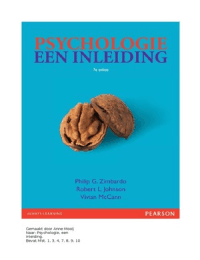 Samenvatting Psychologie, een inleiding