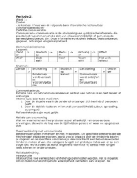 Samenvatting leerteam periode 2 en 3