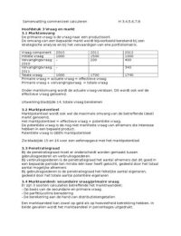 Commerciële calculaties 1, H 3 t/m 8