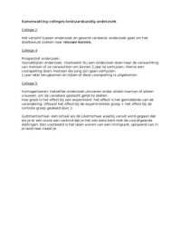 samenvatting Colleges bestuurskundig onderzoek