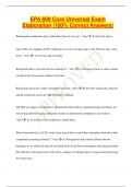 EPA 608 Core Universal Exam  Elaboration |100% Correct Answers|