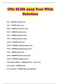 SLHS 4245 BUNDLED EXAMS WITH SOLUTION