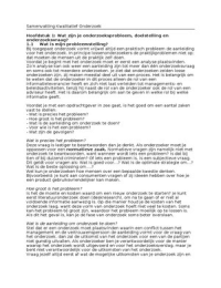 Uitgebreide Samenvatting Kwalitatief Onderzoek