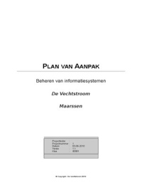 Plan van Aanpak De Vechtstroom