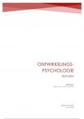 Ontwikkelingspsychologie (lesnota's, vb., slides)