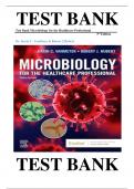 Test Bank Microbiology for the Healthcare Professional 3rd Edition by Karin C. VanMeter  & Robert J. Hubert , ISBN: 9780323757041 |COMPLETE TEST BANK| Guide A+
