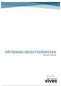 Samenvatting -  Ontwikkelingsstoornissen