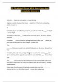 PE Pickleball Exam With Questions And Complete Answers 