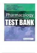 TEST BANK -- PHARMACOLOGY: A PATIENT-CENTERED NURSING PROCESS APPROACH 9TH EDITION, BY LINDA E. MCCUISTION . ALL CHAPTERS INCLUDED.