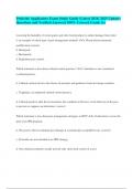 Pesticide Applicators Exam Study Guide (Latest 2024/ 2025 Update) Questions and Verified Answers| 100% Correct| Grade A+
