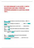 IC3 GS6 DOMAINS 3,4,5[ LEVEL 1] WITH QUESTIONS AND WELL VERIFIED ANSWERS [GRADED A+] [ACTUAL EXAM 100%