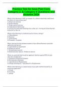 Practice Test for Iowa Pest Core, Category 2, & Category 6 Questions and Answers 2024