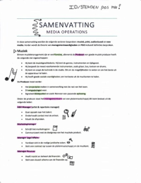 Samenvatting Media Operations (moduuloverzicht)